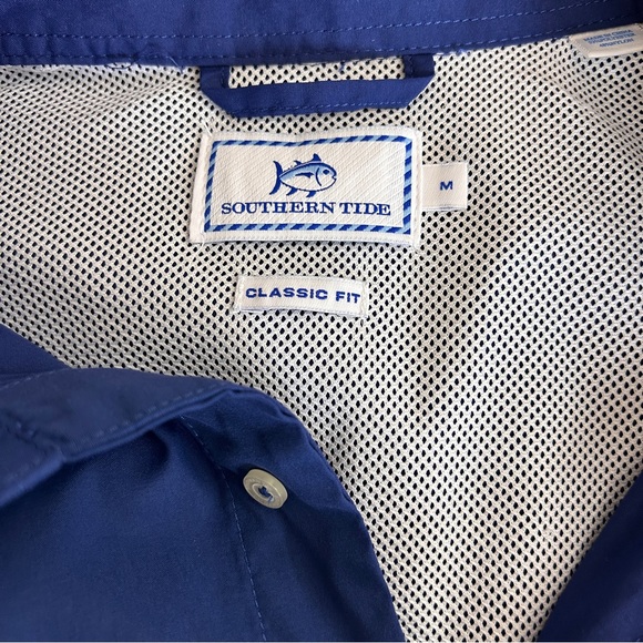 Southern Tide Mens Mahi Fishing Shirt in
Blue Depths Size M - Picture 10 of 12